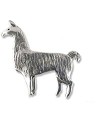 Sterling Silver Llama Pin by The Magic Zoo