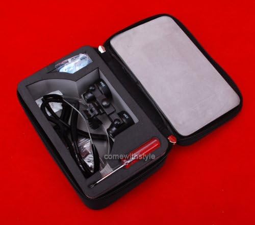 Dental Surgical 2.5x Loupe Loupes Long Working Distance 500-600mm(19.7"-23.6") Black Sport Safety Goggle