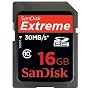 SanDisk 16GB Extreme - SDHC Class 10 High Performance memory card (SDSDX3-016G-P31, Retail Packaging) - NEW 30MB/s version