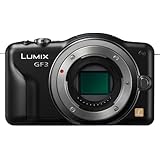 Panasonic Lumix DMC-GF3 12 MP Micro 4/3 Compact System Camera with 3-Inch Touch-Screen LCD Body Only (Black)