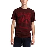 Quiksilver Young Men's Move Fast Slim Fit Tee, Wino Red, Large