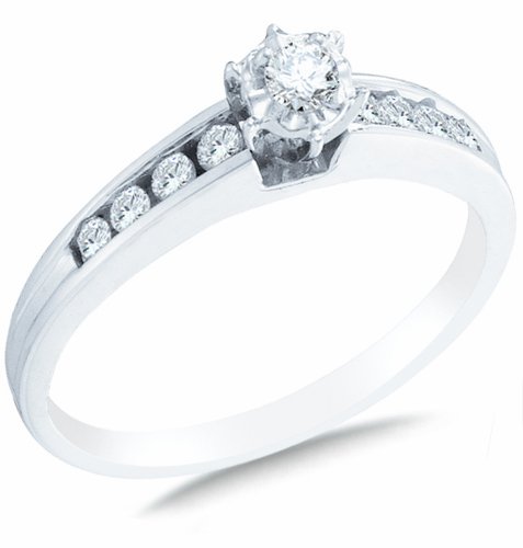 14K White Gold