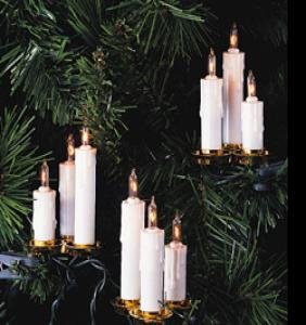 Kurt Adler 15-Light Triple Candle Light Set