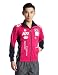 (アシックス)asics トレーニングジャケット XAT13E 24 プラムレッド M