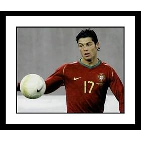 Cristiano Ronaldo Portugal National Team Framed 8x10 Photo (Watching Ball)