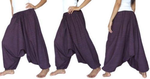 Striped Cotton Hippy Hippie Boho Genie Ali Baba Aladdin Harem Pants Trousers