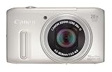 PowerShot SX240 – 12.1MP; 1/ 5.842 cm (2.3 “) CMOS; 4000 x 3000; 20x Optical zoom; DIGIC 5; 7.62 cm (3.0 “) LCD; Full HD; USB 2.0; HDMI; PAL/NTCS; 224g; Silver (6198B012AA) Picture