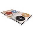 CD and DVD Storage Binder with extra insert pages Holds 80 Discs (Burgundy)
