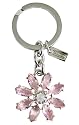 Coach Crystal Flower Keyfob 92312SVPK