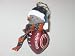 CHICAGO BEARS 2.75" Striped Snowman with Scarf Touchdown Football CHRISTMAS ORNAMENT