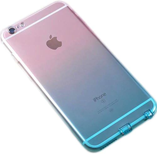 iPhone 6 Plus / 6s Plus Case, Dustproof, Cover Colorful Clear Shell Slim Case Translucent Impact Resistant Flexible TPU Soft Bumper Protective Skin for iPhone 6 Plus /6s Plus 5.5 inch (Gradient Mint)