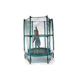 Rebo Fun Jump 4.5FT Trampoline Package + Free Base Skirt