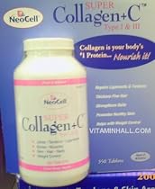 NeoCell Super Collagen + C Type I and III - 350 Tablets