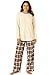 Only Necessities Women's Plus Size Thermal & Flannel Pajamas