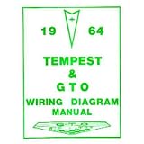 1964 PONTIAC GTO TEMPEST Wiring Diagrams Schematics by Pontiac