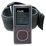 ZUNE 4GB/8GB CLEAR WHITE Premium Silicone Skin Protective Silicon Cover Case With Armband with Automotive Car and Home AC Travel Charger