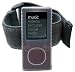 ZUNE 4GB/8GB CLEAR WHITE Premium Silicone Skin Protective Silicon Cover Case With Armband with Automotive Car and Home AC Travel Charger