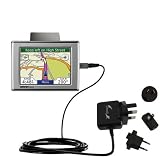 International Wall / AC Charger for the Garmin Nuvi 670 - Gomadic Brand w/ TipExchange Technology