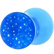 4 Gauge Blue Neon Glitter Saddle Plug