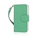 LG Lucid 3 Wallet Case, MPERO FLEX FLIP Wallet Cover for Lucid 3 VS876 - Mint