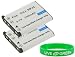 Young Micro (2-Pack) NP-45 740mAh Li-Ion Battery for Fujifilm FinePix XP10 12 MP Waterproof Digital Camera Green