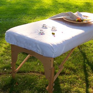 Massage Table Poly/Cotton Fitted Sheet - Imported