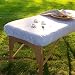 Massage Table Poly/Cotton Fitted Sheet - Imported, Natural