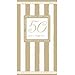 Gold White 50 Years Together Anniversary Party Invitations 50th, 8 Count Fill In Cards and Envelopes