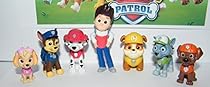 Nickelodeon PAW Patrol Deluxe Mini Figure Toy Play Set of 12 Ryder and 6 Dogs
