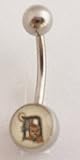 Detroit Tigers Belly Ring 316l Surgical Steel Body Jewelry