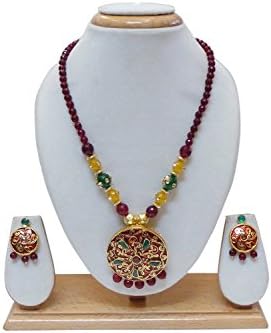 Charvee Ethereal Meenakari Grand Set (Maroon)