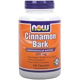 NOW Foods Cinnamon Bark 600mg, 240 Capsules