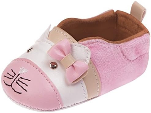 Pimpolho Baby-Girl Newborn Sweet Kitty Shoe 0-2 Months