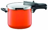 from Silit Silit 8207172814 Sicomatic t-plus Pressure Cooker without Insert Wild Orange 6.5 Litres Model 8207172814