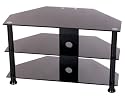 Levv TV700800BB - Stand For Plasma Or LCD TV Up To 32'' - Black & Black Glass