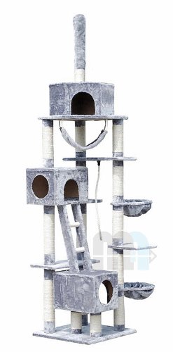 zoomundo 53756838 XXL Katzen Kratzbaum in grau Preisvergleich