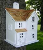Townhouse Birdhouse White