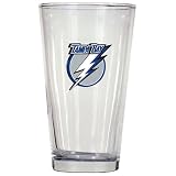 Tampa Bay Lightning 3D Logo Pint Glass