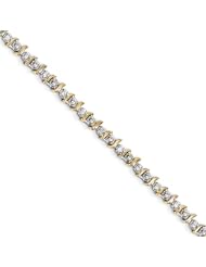 14k Diamond Bracelet, Best Quality Free Gift Box Satisfaction Guaranteed