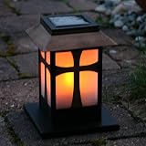 Heitronic Solar LED Grablicht, Aluminium, mit Tag/Nachtsensor (36357)