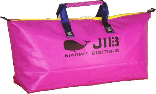JIB　テニスバッグ　ピンク×ネイビーハンドル×イエローファスナー  TN110