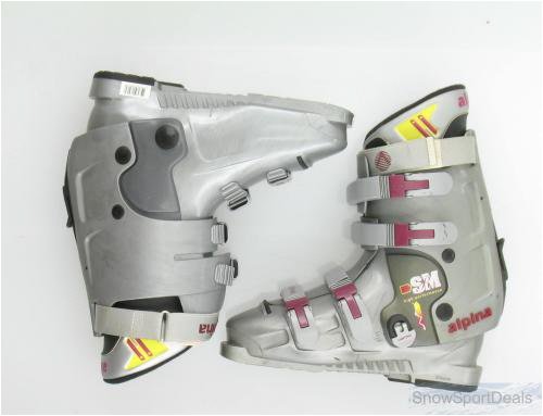 Buy New Alpina SRM Silver Mens Ski Boots Size 8 by Alpina
