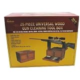 Outers 25 - Piece Universal Wood Gun Cleaning Tool Chest (.22 Caliber and up)