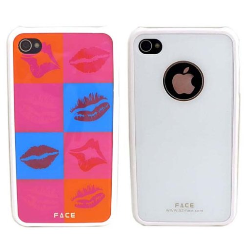 2つセットでお得　iPhone4/4S用ケース　W-Face#1