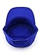 NYFASHION101 Fashionable Solid Color Unisex Adjustable Strap Cadet Cap, Royal