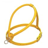 La Cinopelca R70 - X Fashion Leather Dog Harness in Yellow