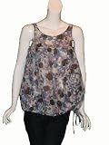 TRACY REESE Floral Sleeveless Blouse