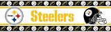 Best Quality Pittsburgh Steelers Wall Border Black By Pem America