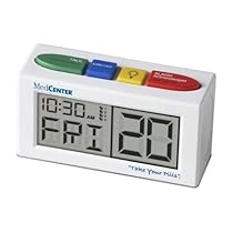 MedCenter 4 Alarm Talking Reminder Clock - MedCenter 7094-2