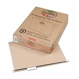 ESSELTE PENDAFLEX CORP. / 100% Recycled hanging file folders, 1/5 cut, letter size, natural, 25/box / ESS74542 / Sold as 1 Box / Mfr Part # 74542 \*/ 100% Recycled hanging file folders, 1/5 cut, lette